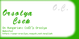 orsolya csep business card